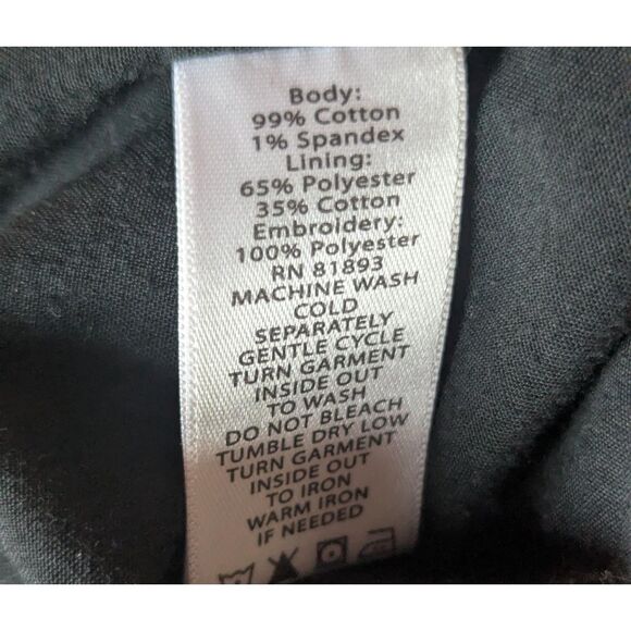 Denim & Company L Red ROSES Denim Jacket - Picture 4 of 6